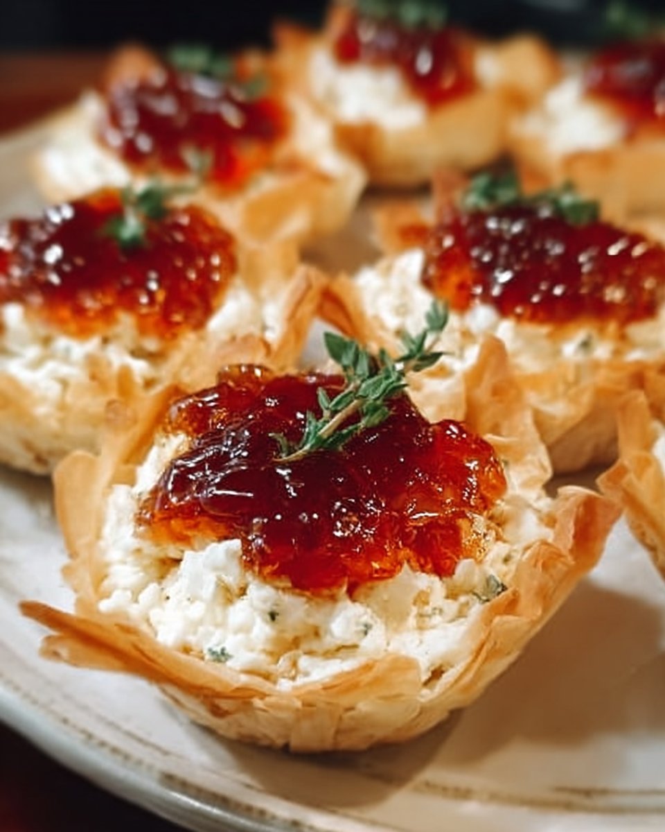 Quick Pepper Jelly Cream Cheese Appetizer Dip and Bites