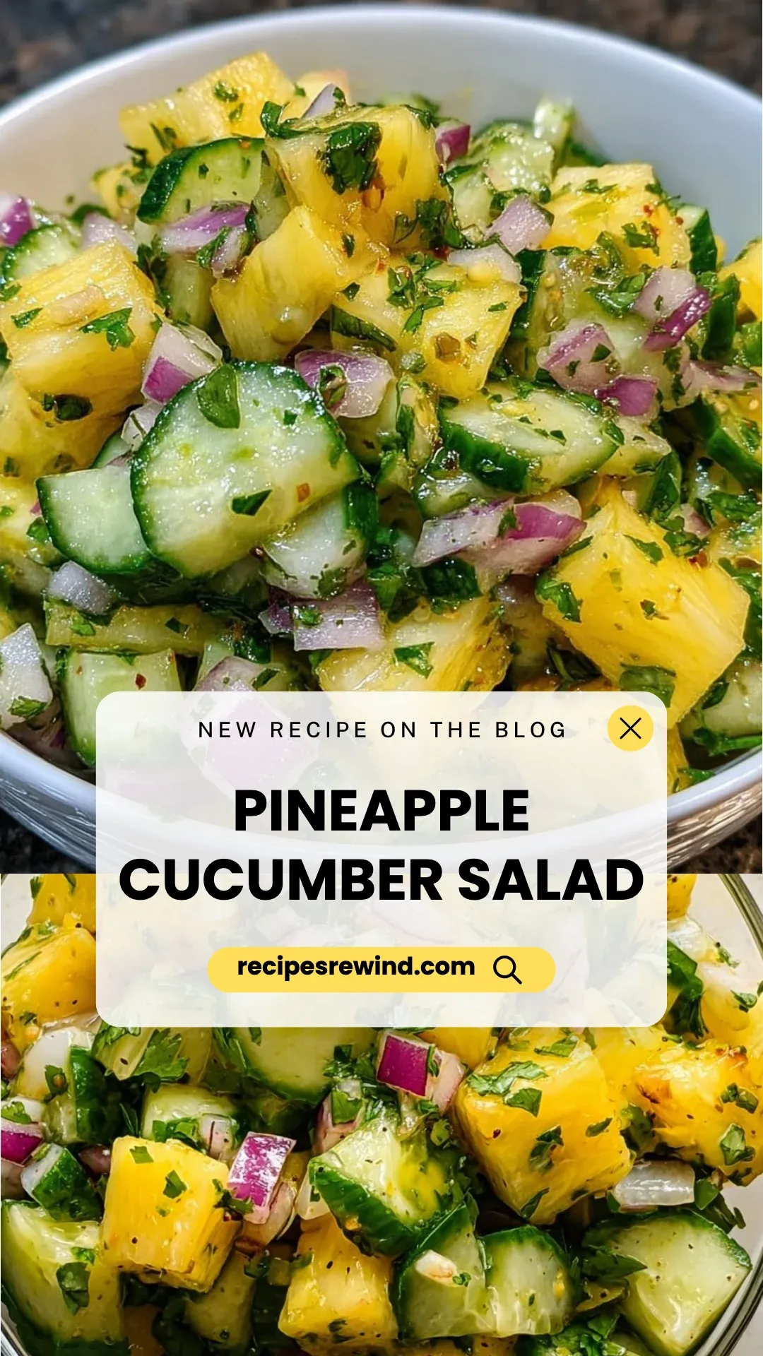 Pineapple Cucumber Salad