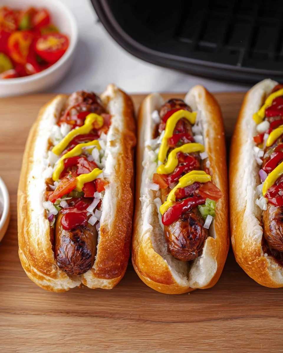 Delicious & Quick Air Fryer Hot Dogs