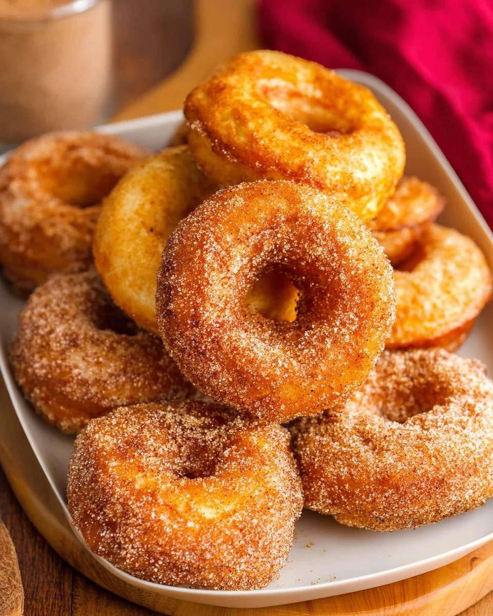 Delightful Air Fryer Apple Cider Donuts