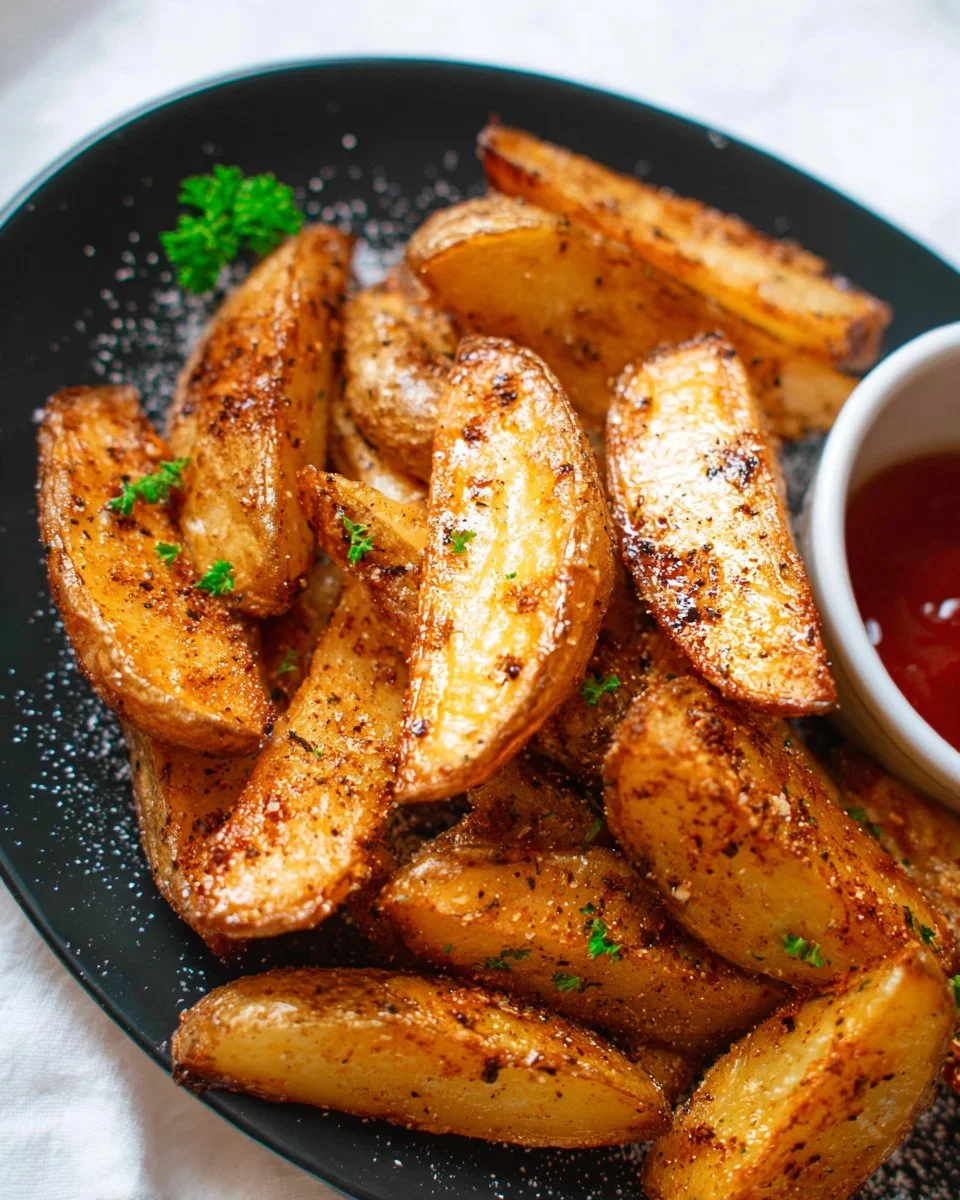 Crispy Air Fryer Potato Wedges