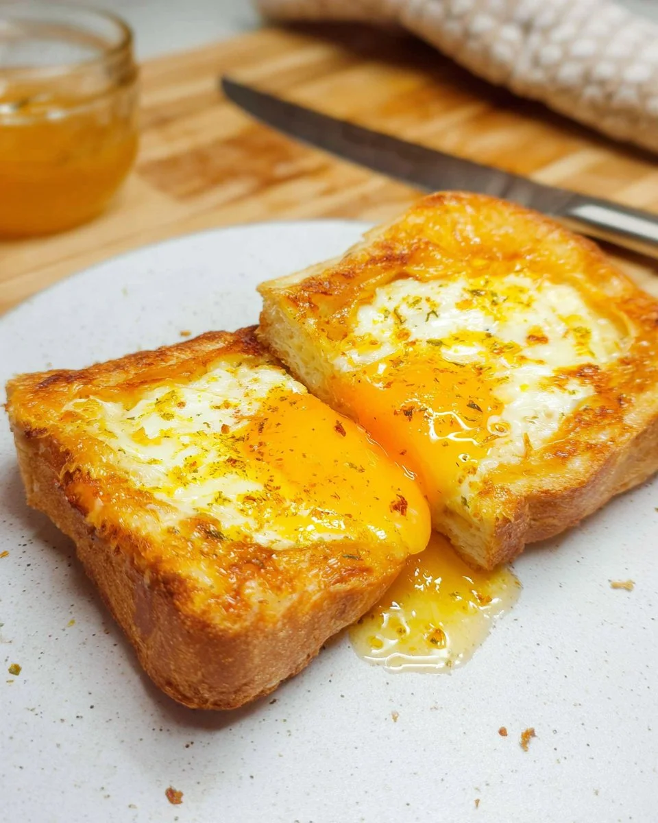 Air Fryer Egg Cheese Toast