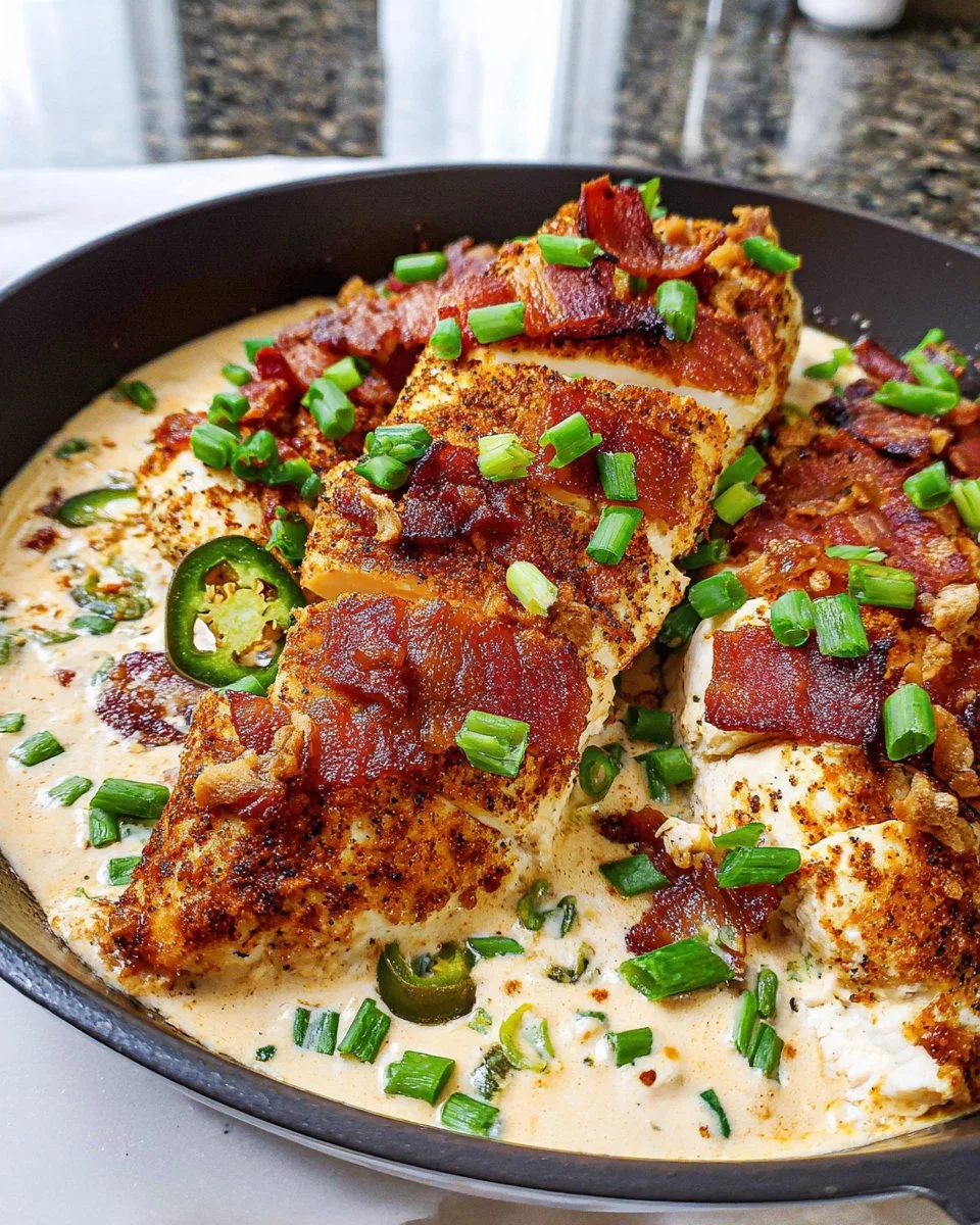 Creamy Jalapeño Popper Chicken