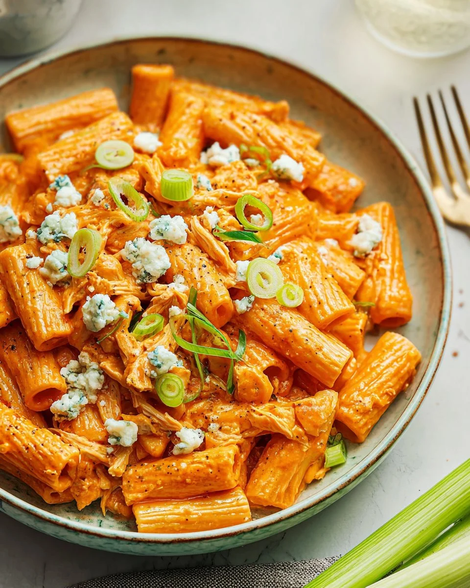 Creamy Buffalo Chicken Pasta