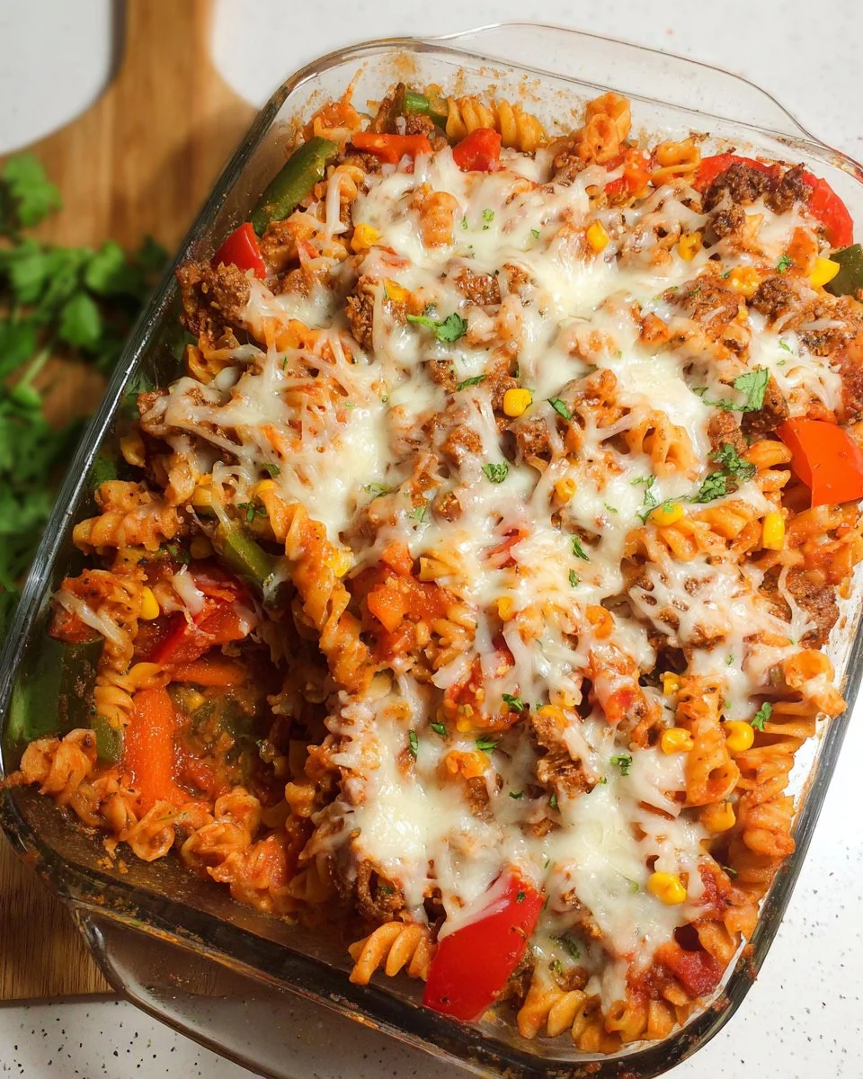 Stuffed Pepper Pasta Bake