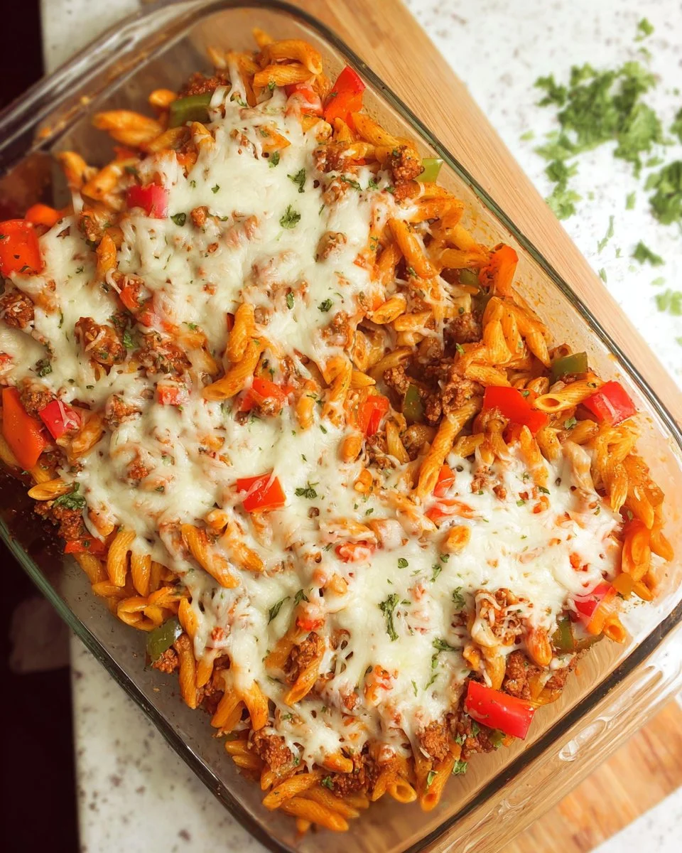 Stuffed Pepper Pasta Bake