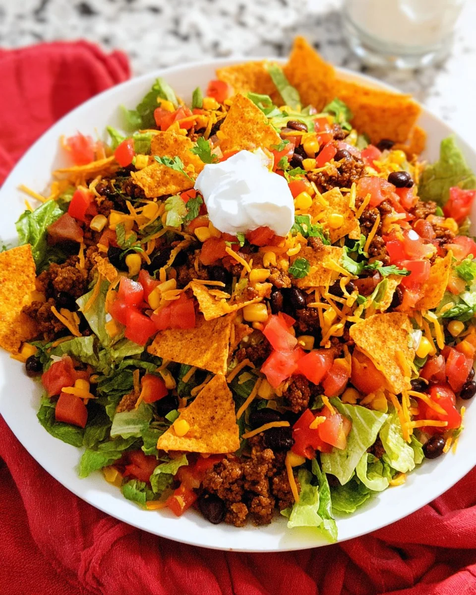Dorito Beef Taco Salad Bowl