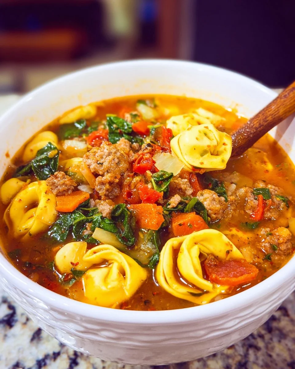 Sausage Tortellini Soup