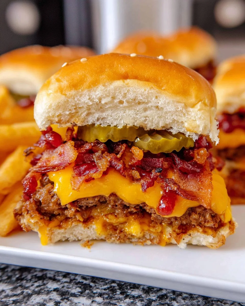 Bacon Cheeseburger Sliders