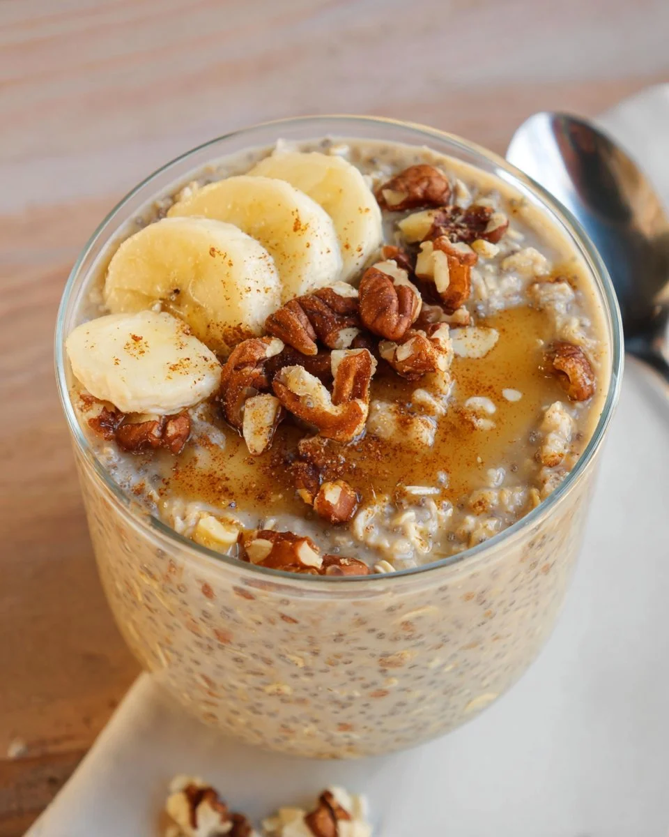 Banana Bread Overnight Oats