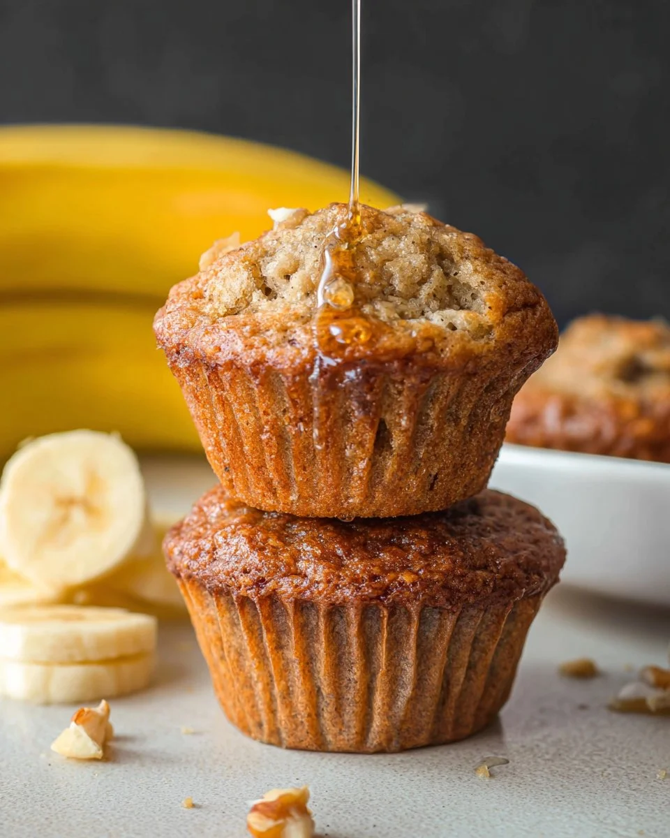Banana Cottage Cheese Muffins