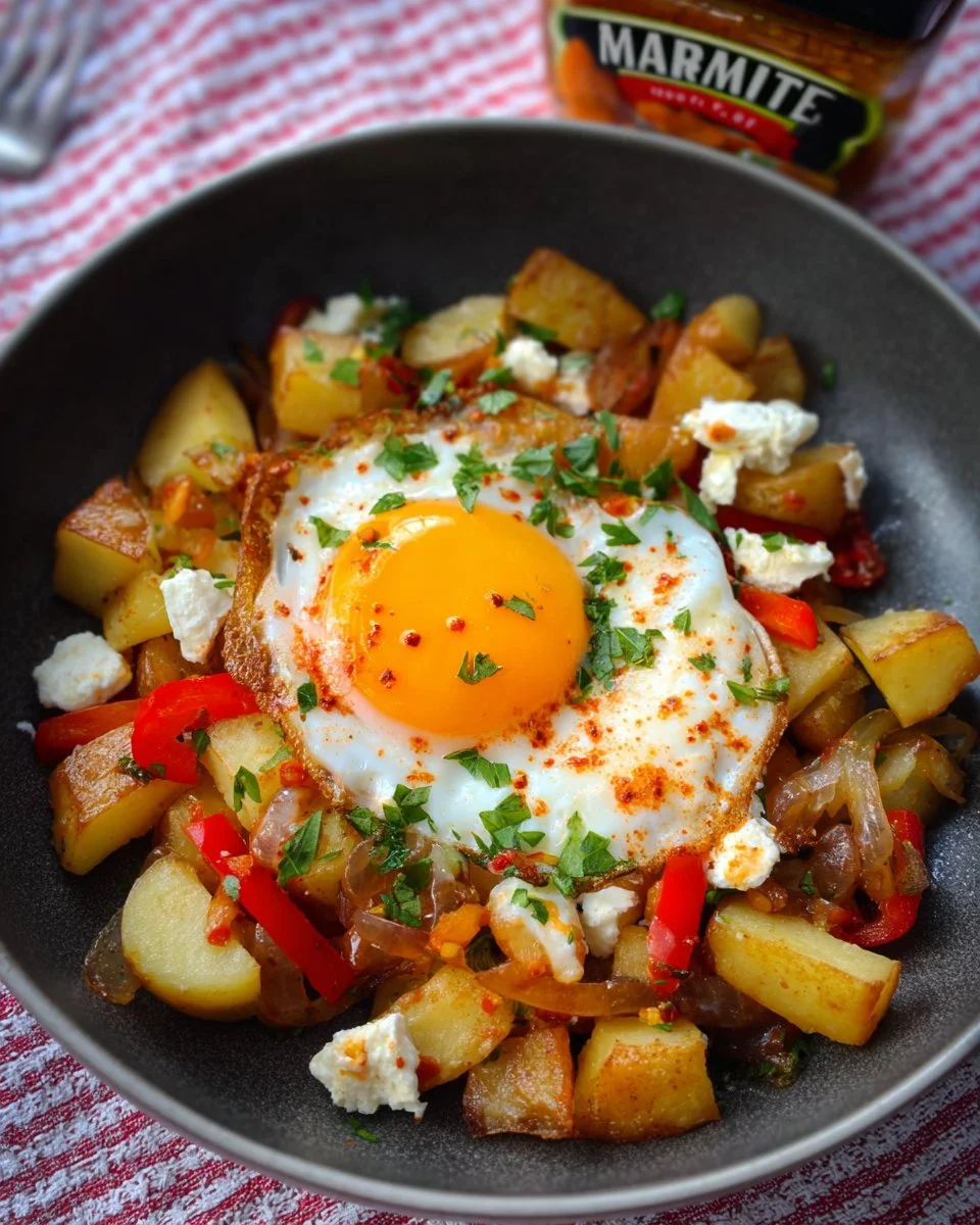 Chilli Feta Breakfast Hash